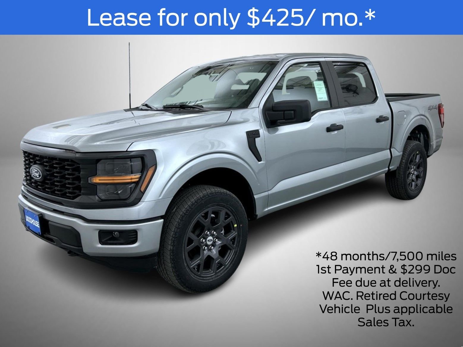 New 2026 Iconic Silver Metallic Ford STX image 1