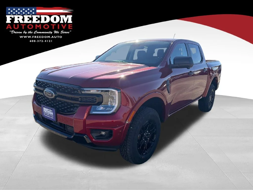 New 2026 Red Ford XLT image 1