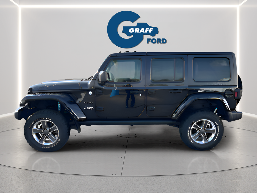 Used 2018 Black Jeep Unlimited Sahara image 8
