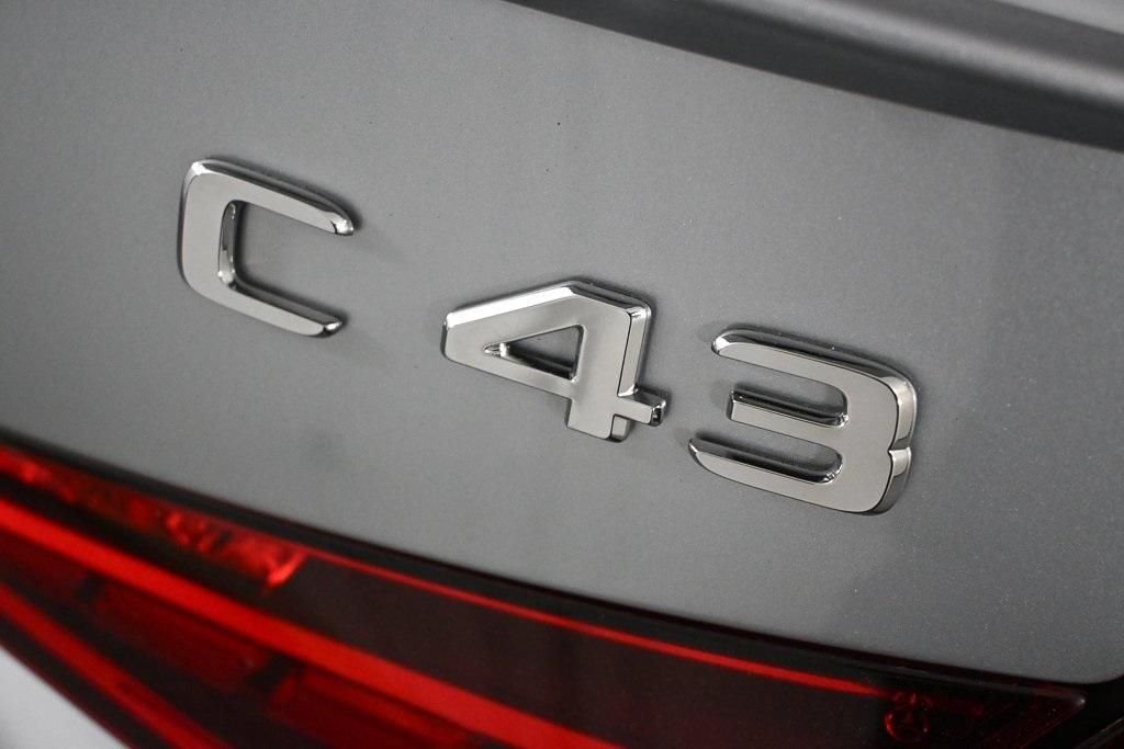 New 2025 Cirrus Silver Metallic Mercedes-Benz AMG® C 43 4MATIC® Sedan image 24