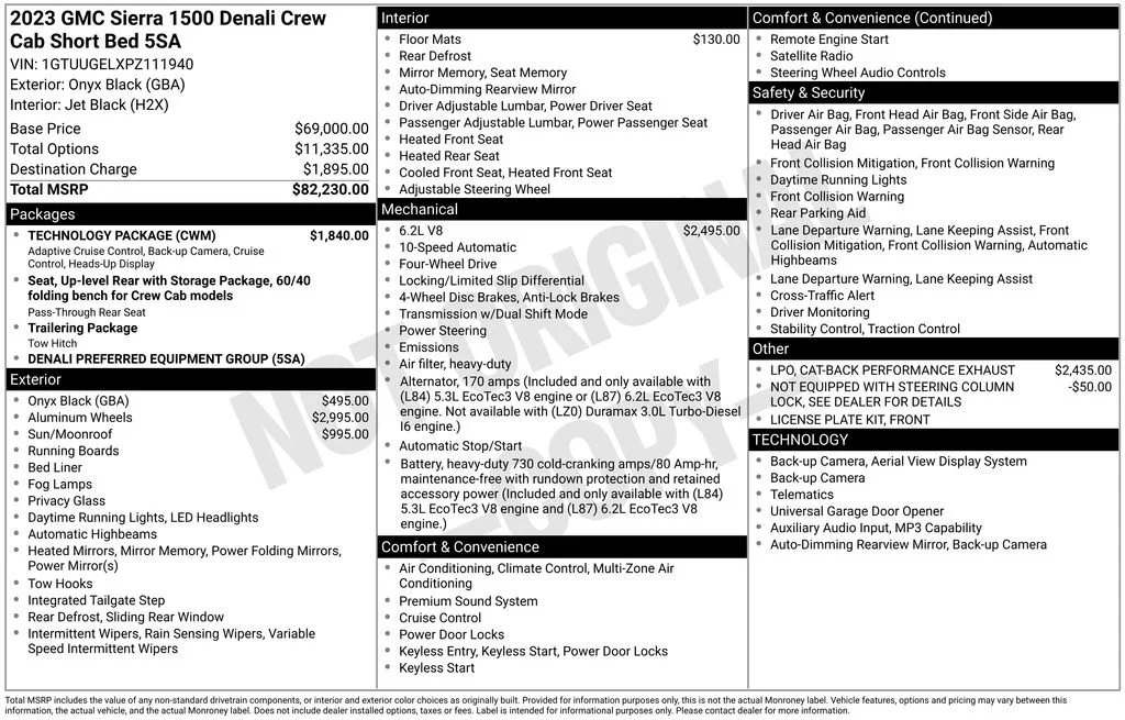 2023 GMC Sierra 4WD Crew Cab Short Box Denali's photo