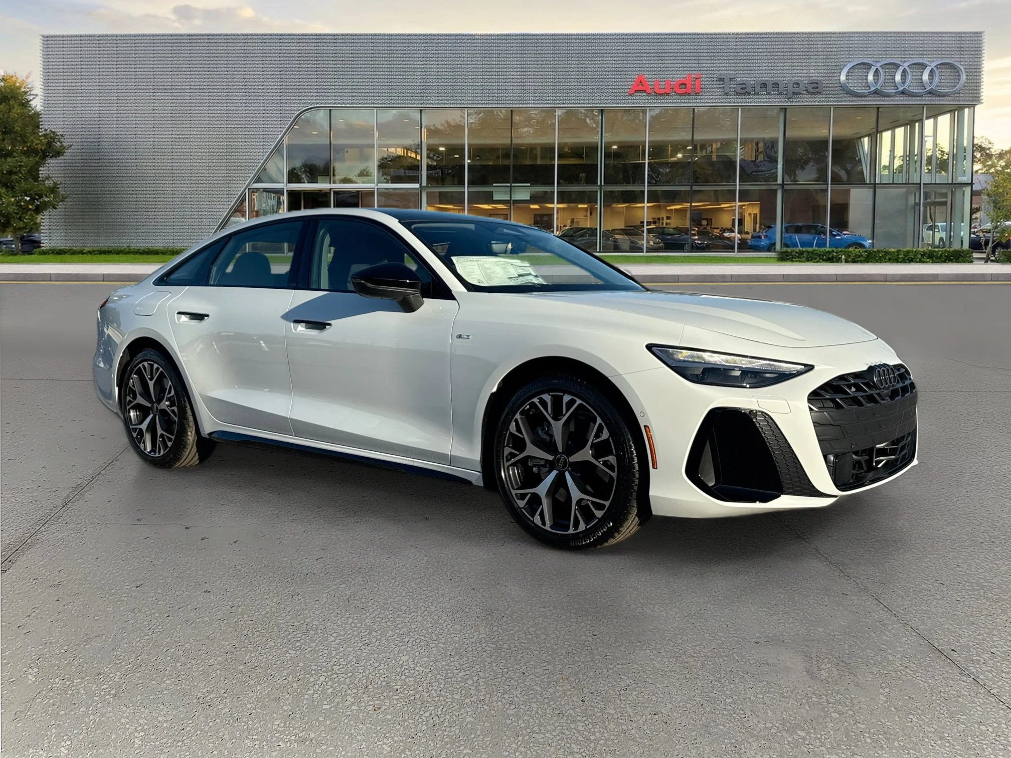 New 2026 Glacier White Metallic Audi Premium Plus image 1