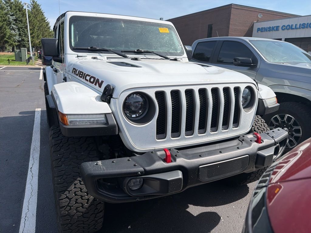 Used 2023 Bright White Clearcoat Jeep Rubicon image 5