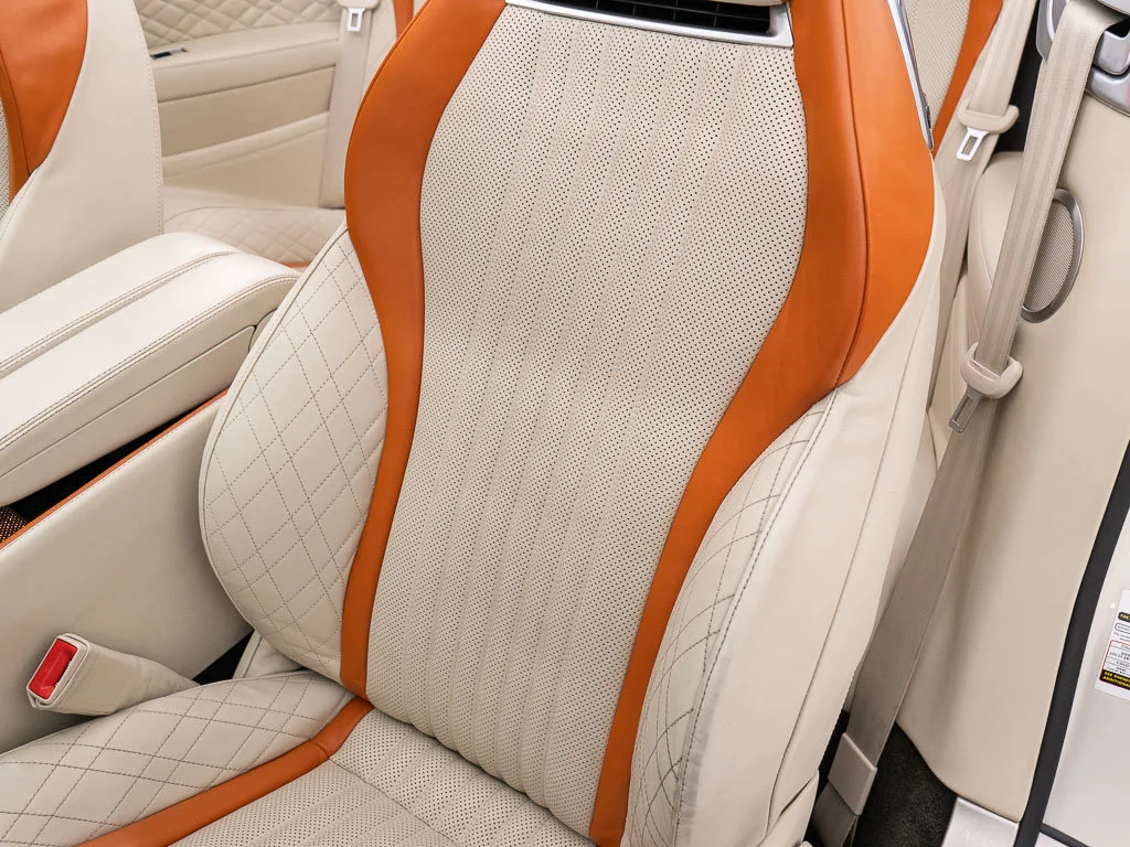 Certified Used 2017 Orange Flame over Ghost White by Mulliner PCG Bentley W12 Convertible image 26