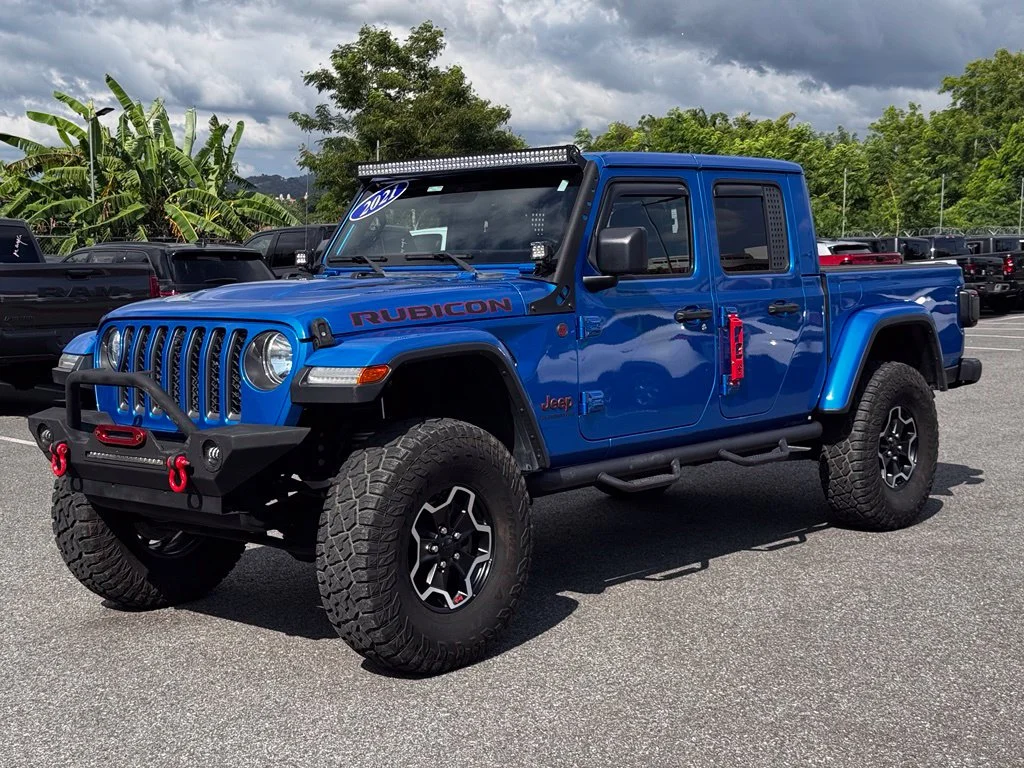 Used 2021 Blue Jeep Rubicon image 4