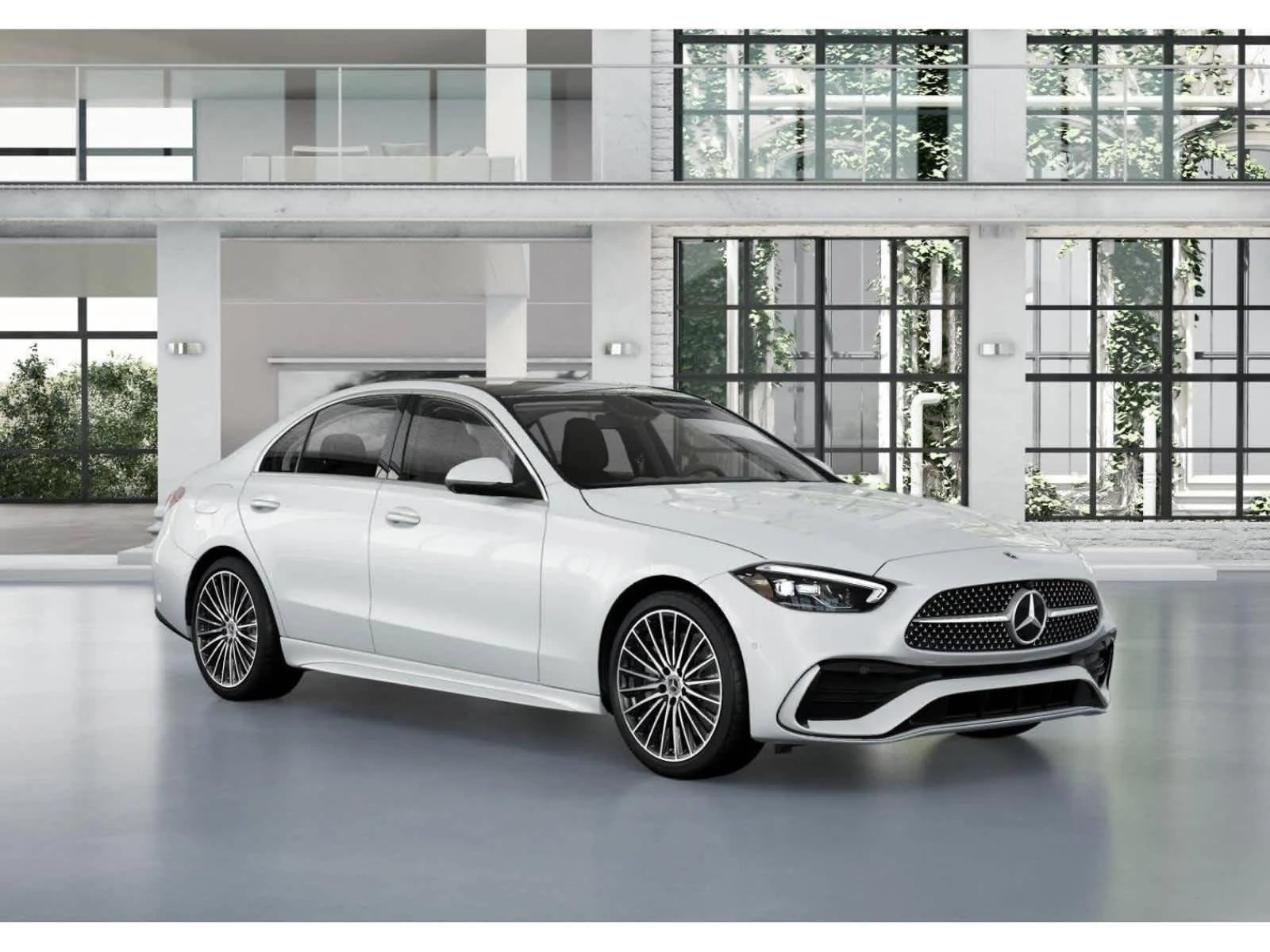 New 2026 MANUFAKTUR Moonlight White Metallic Mercedes-Benz C 300 image 10