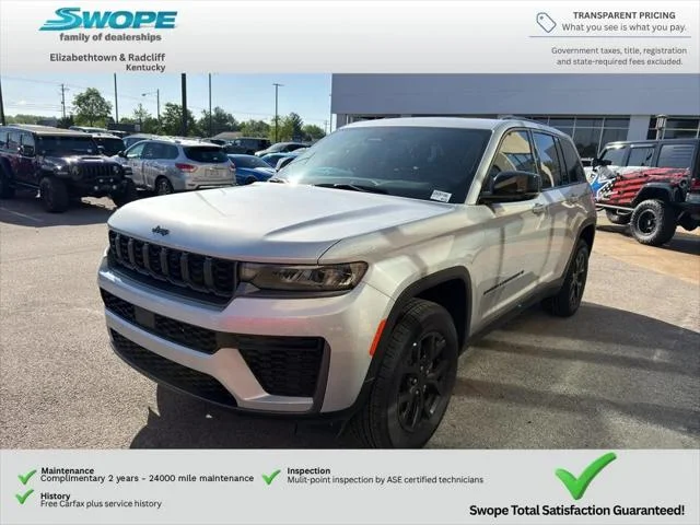 New 2026 Silver Zynith Exterior Paint Jeep Laredo image 1