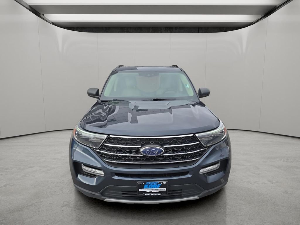 Used 2022 Stone Blue Metallic Ford XLT image 9