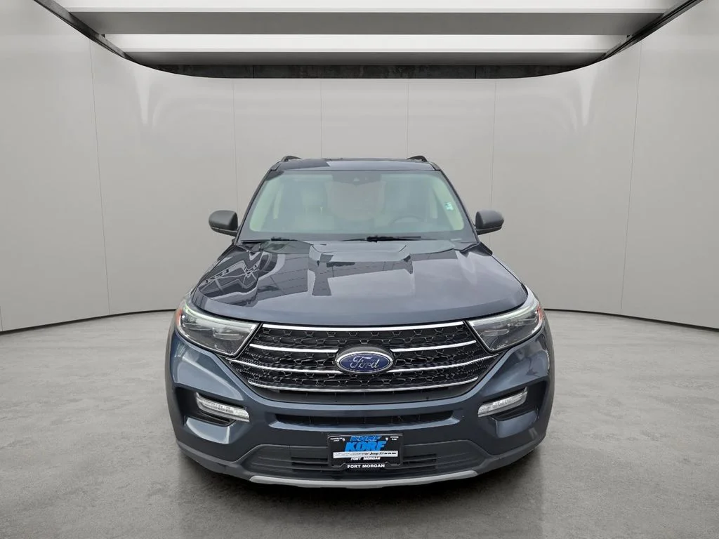 Used 2022 Stone Blue Metallic Ford XLT image 9