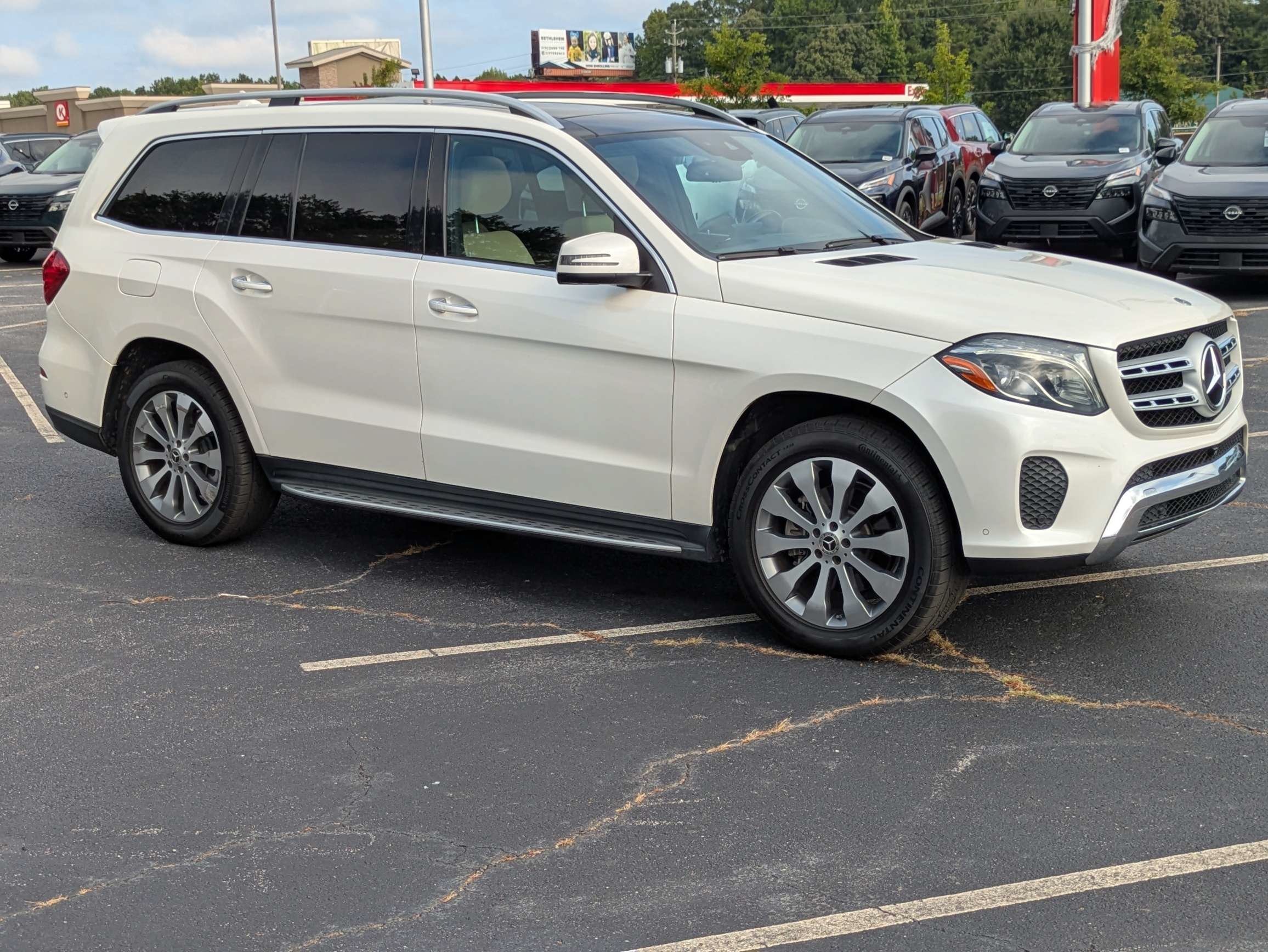 Used 2018 White Mercedes-Benz GLS 450 image 1