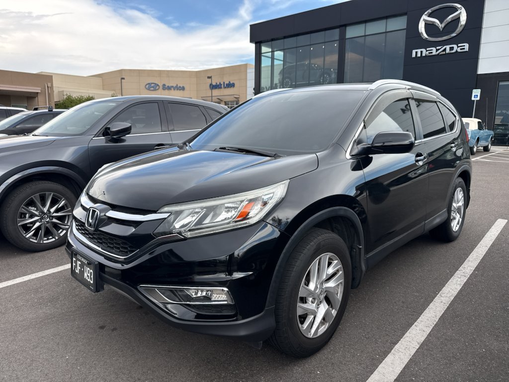 Used 2015 Crystal Black Pearl Honda EX-L image 2