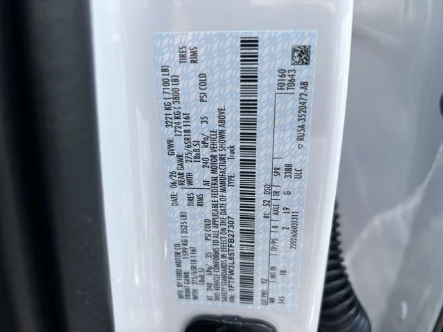 New 2026 Oxford White Ford XLT image 28