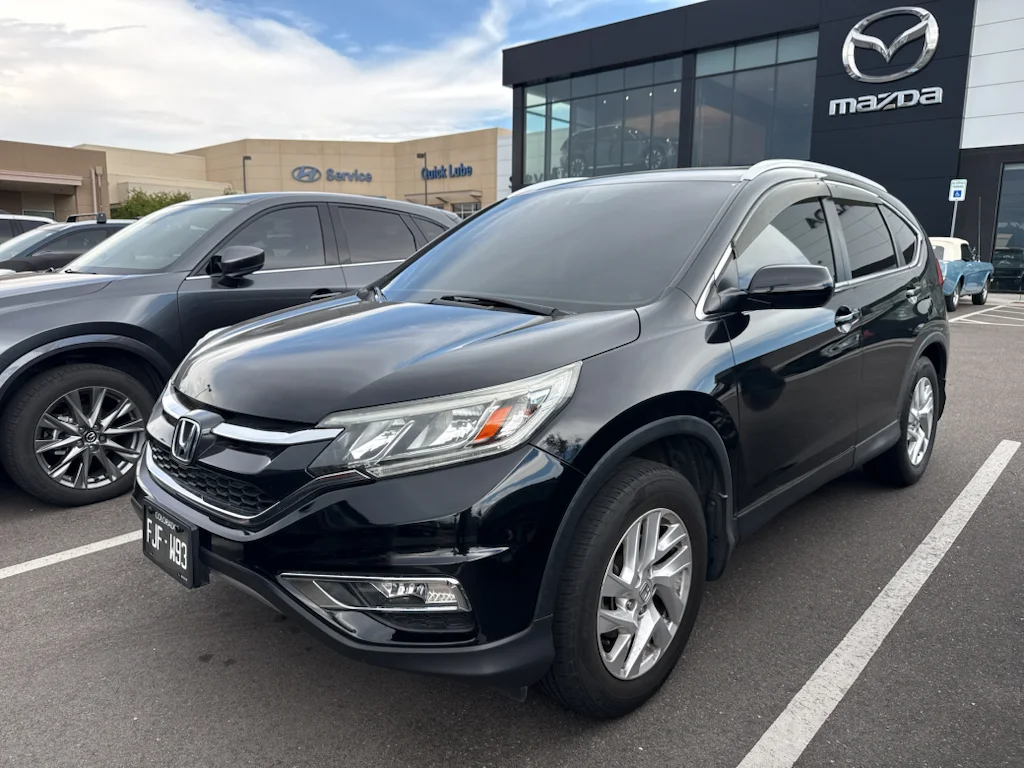 Used 2015 Crystal Black Pearl Honda EX-L image 2