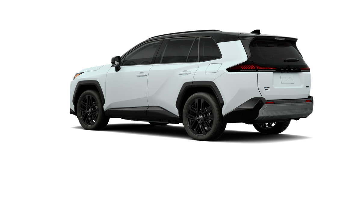 New 2026 Wind Chill Pearl with Midnight Black Metallic roof Toyota XSE image 6