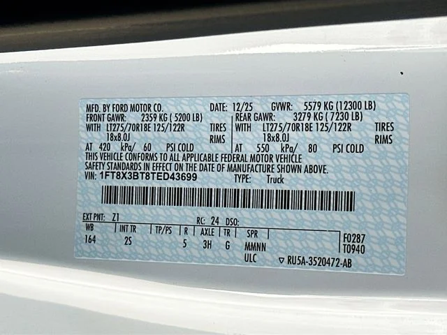 New 2026 Oxford White Ford XLT image 20