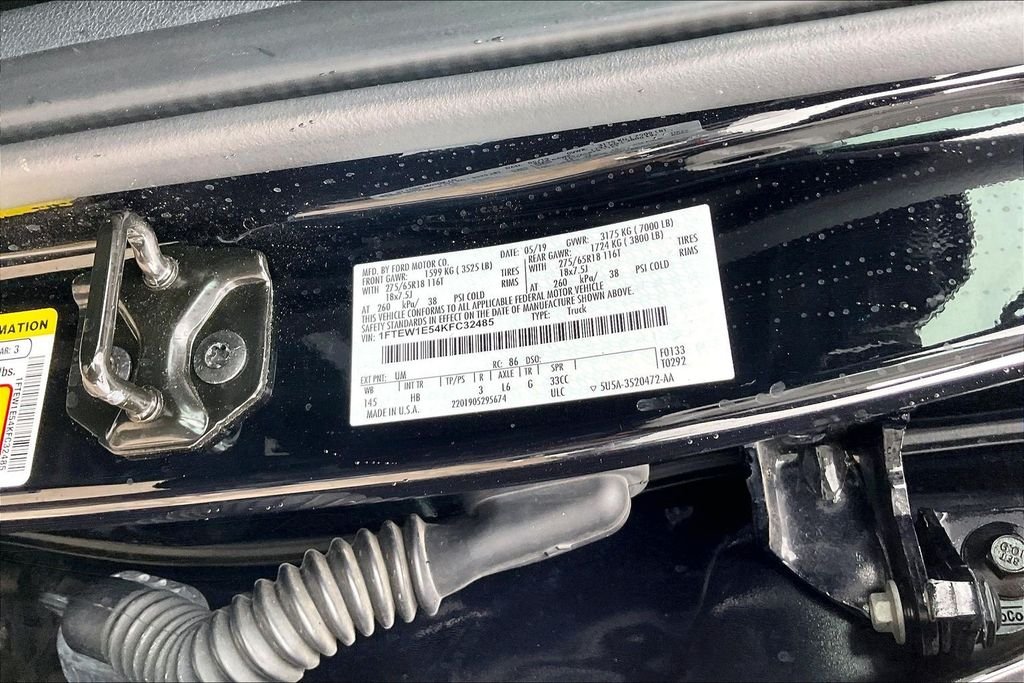 Used 2019 Agate Black Metallic Ford Lariat SHELBY image 16