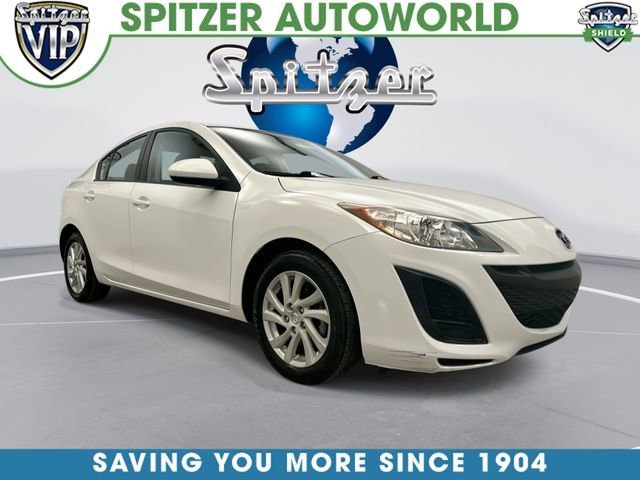 White 2011 Mazda MAZDA3 i Touring Sedan Front-Wheel Drive 5-Speed Automatic