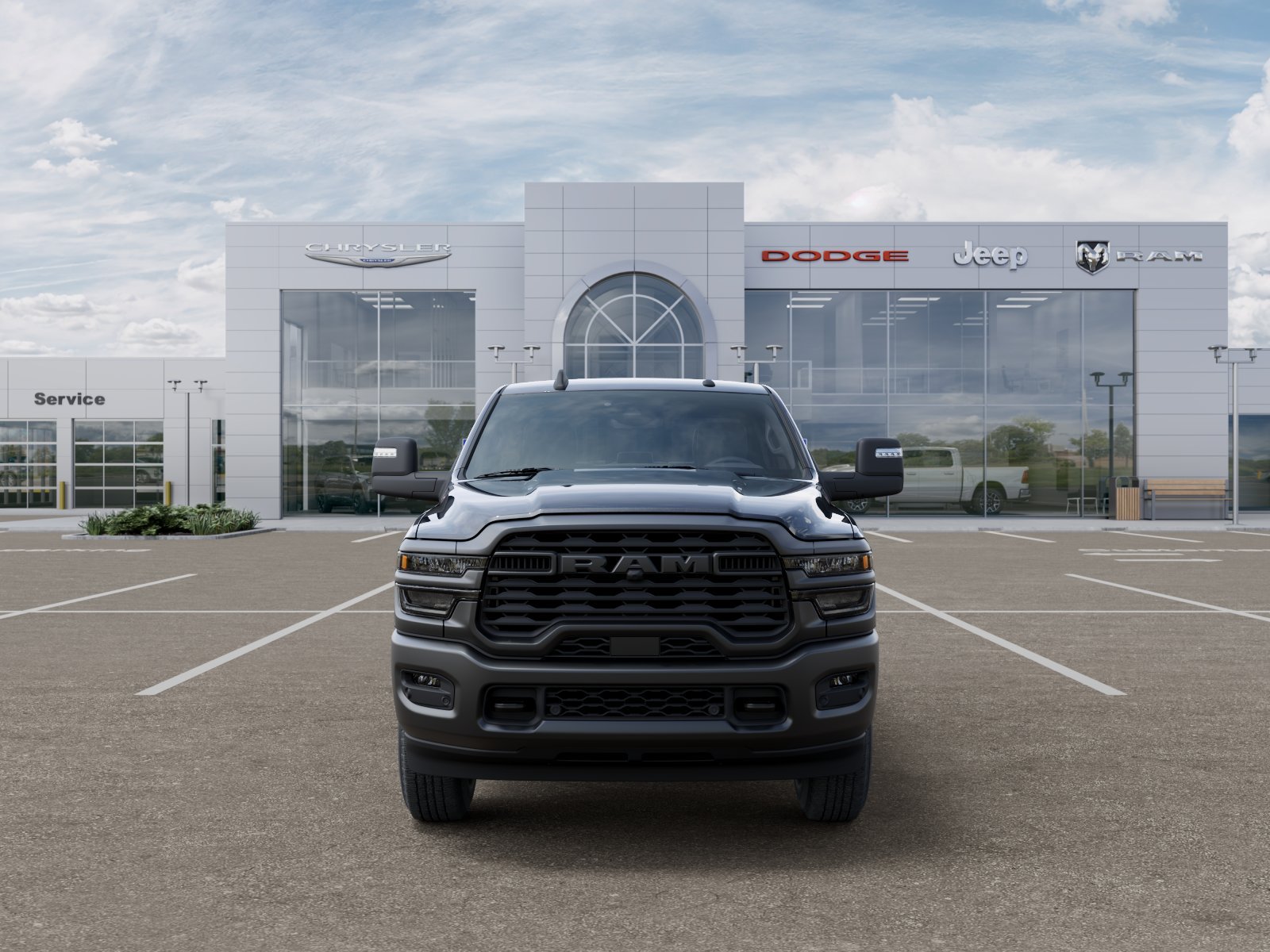 New 2026 Diamond Black Crystal Pearl-Coat Exterior Paint RAM Tradesman image 32