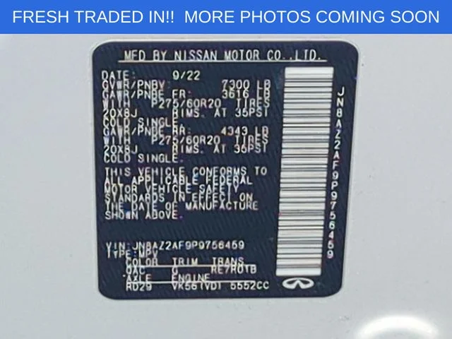 Used 2023 White INFINITI LUXE image 40