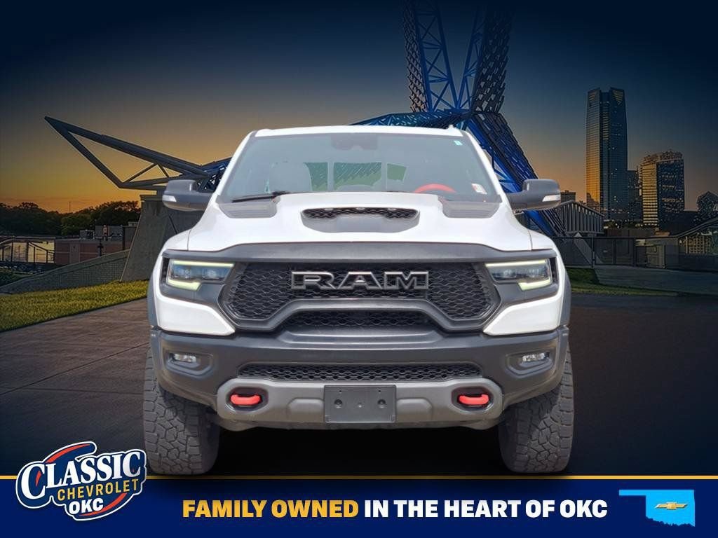 Used 2021 Bright_white_clearcoat Ram TRX image 2