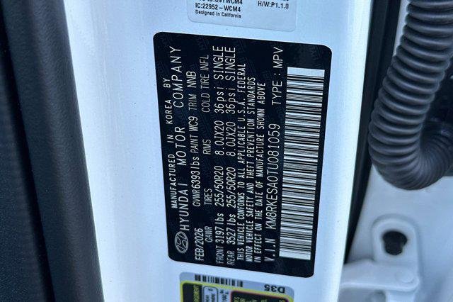New 2026 Creamy White Pearl Hyundai Limited image 30