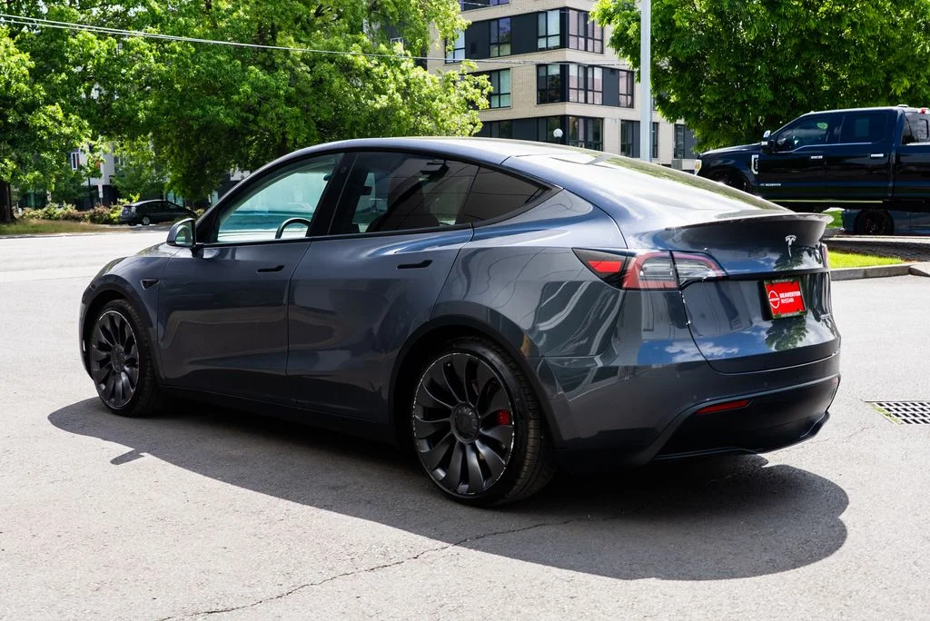 Used 2022 Gray Tesla Performance image 4