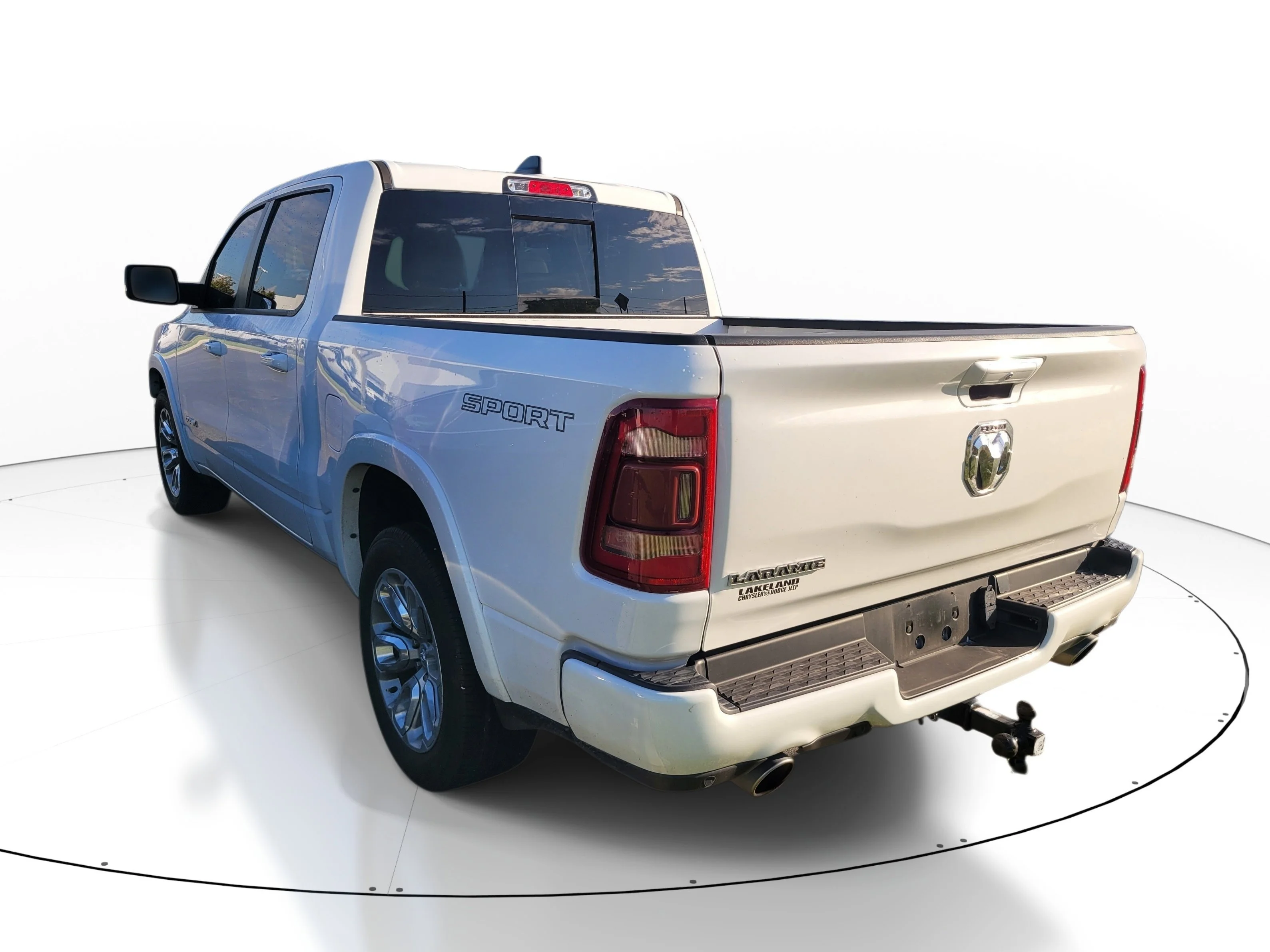Used 2022 Bright White Clearcoat Ram Laramie image 6