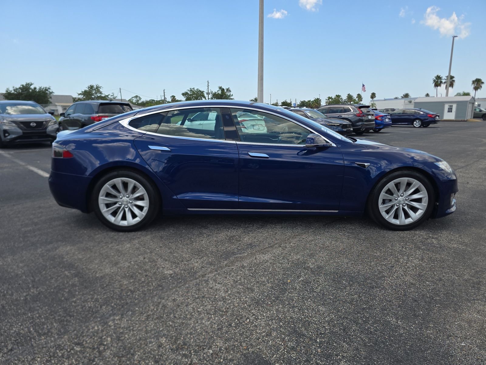 Used 2016 Tesla Model S 60D with VIN 5YJSA1E28GF173251 for sale in Port Richey, FL