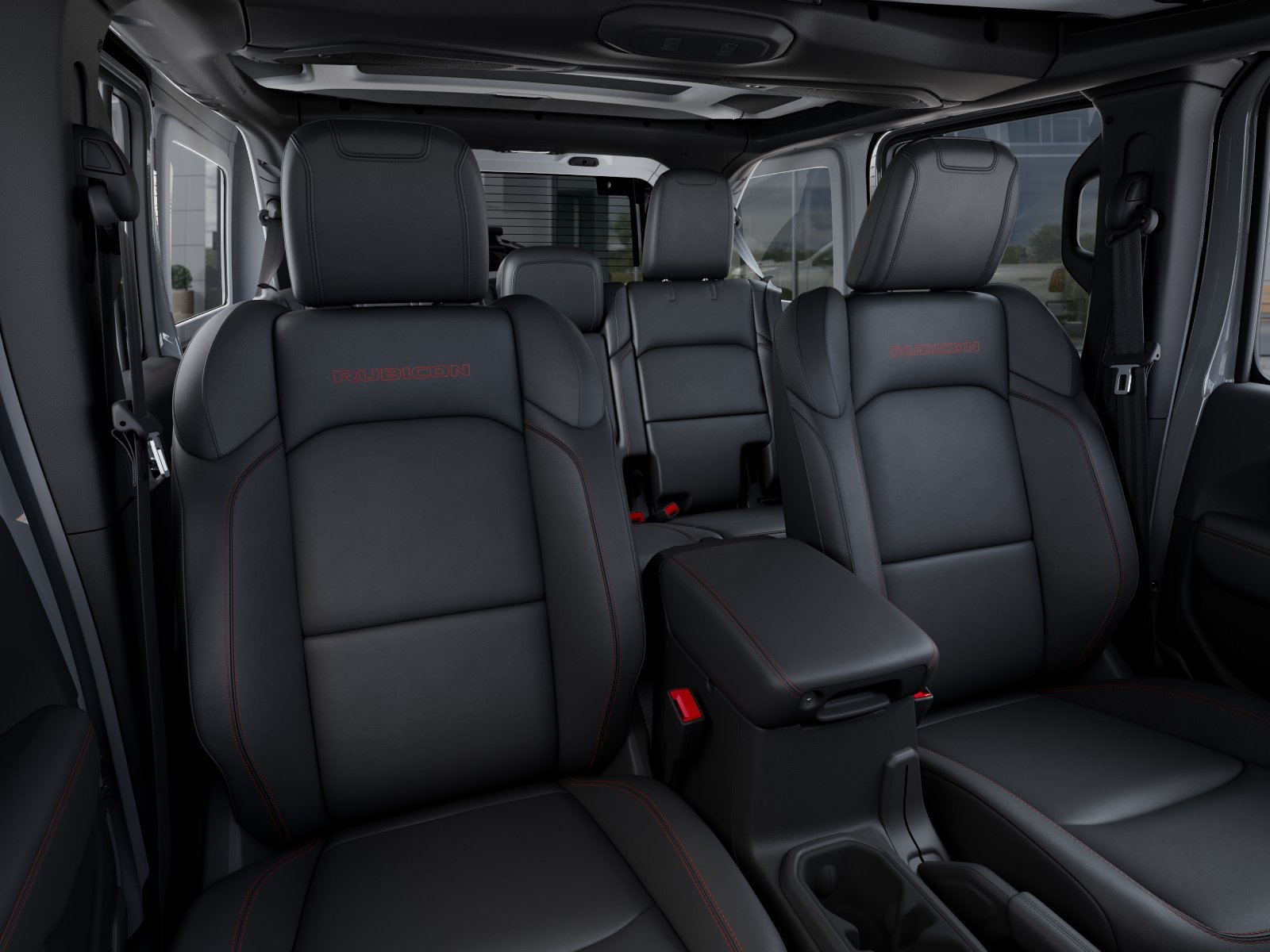 New 2026 Bright White Clear-Coat Exterior Paint Jeep Rubicon X 4-Door image 42