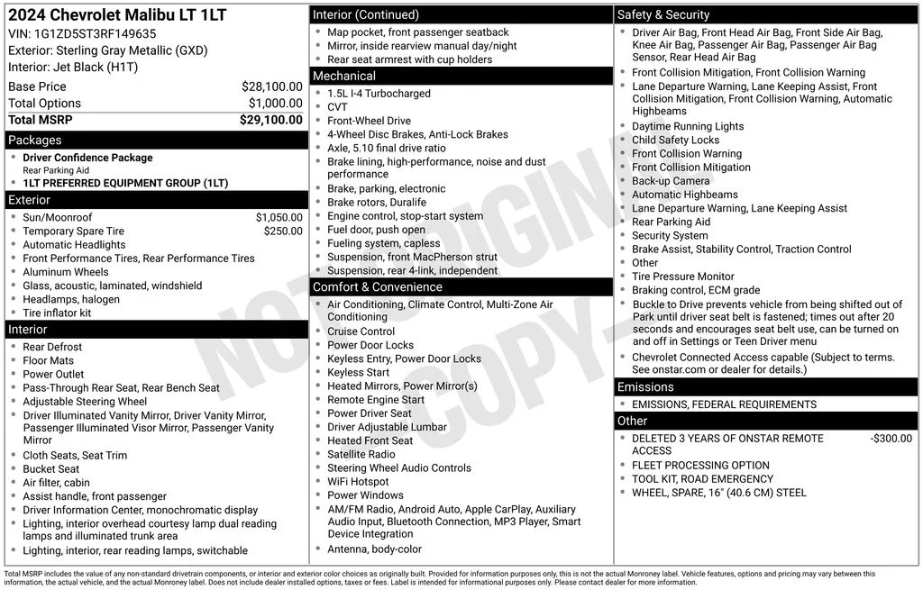 Used 2024 Gray Chevrolet LT image 17