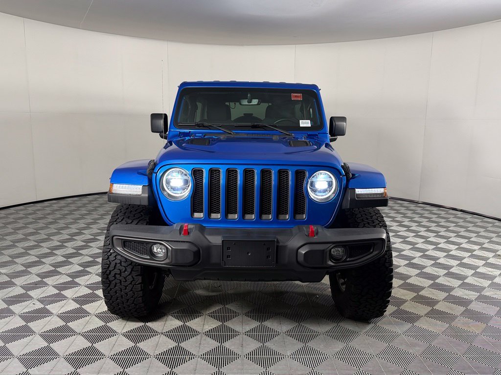 Used 2022 Blue Jeep Unlimited Rubicon image 4