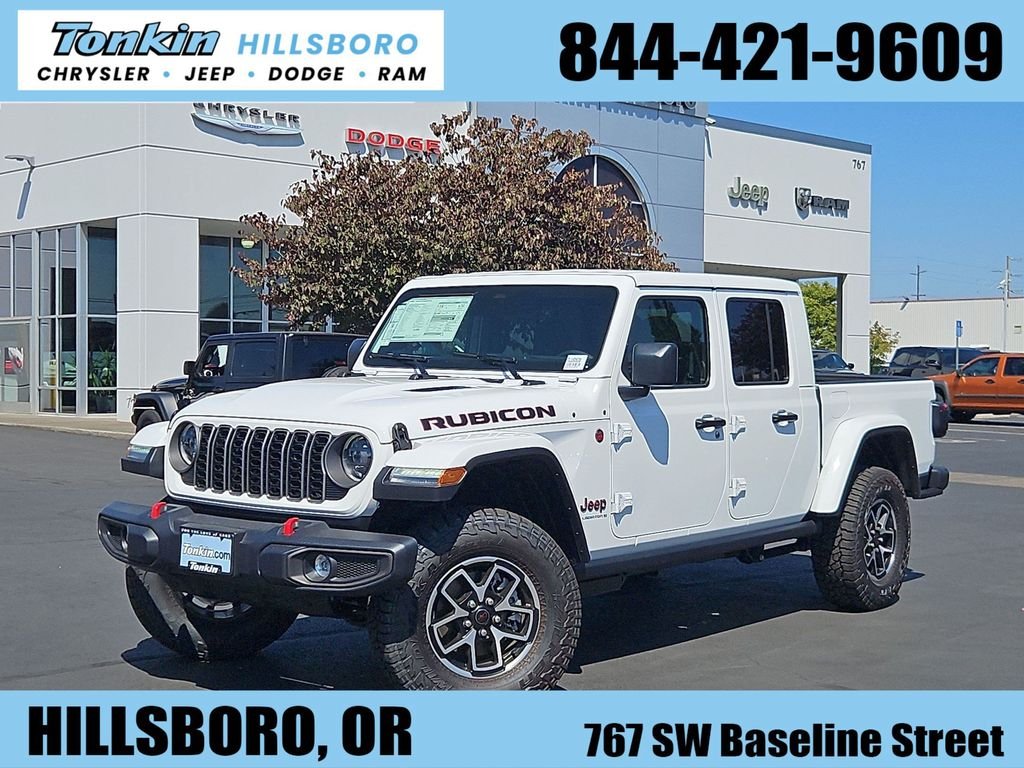 New 2026 Bright White Clearcoat Jeep Rubicon image 1