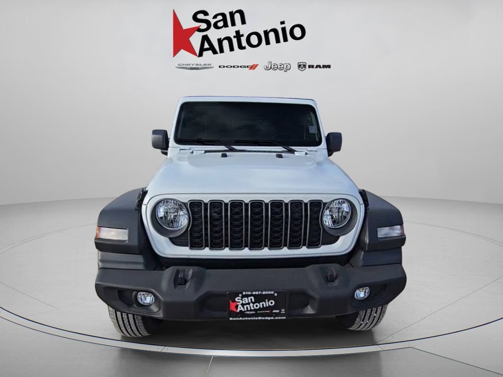New 2026 Bright White Clear-Coat Exterior Paint Jeep Sport image 4