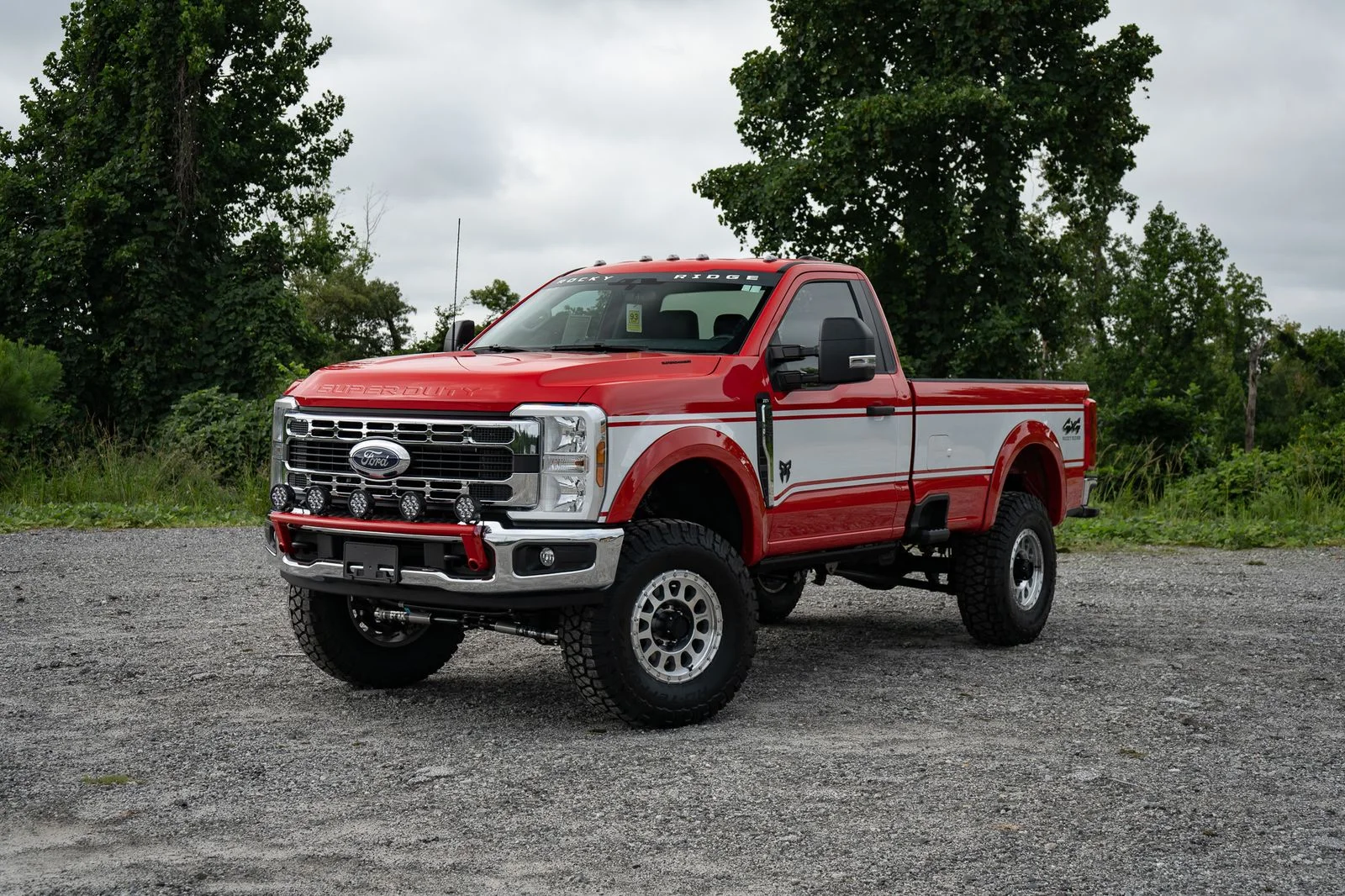 New 2026 Race Red Ford F-250® XLT with Rocky Ridge Retro Supercharged Package image 3