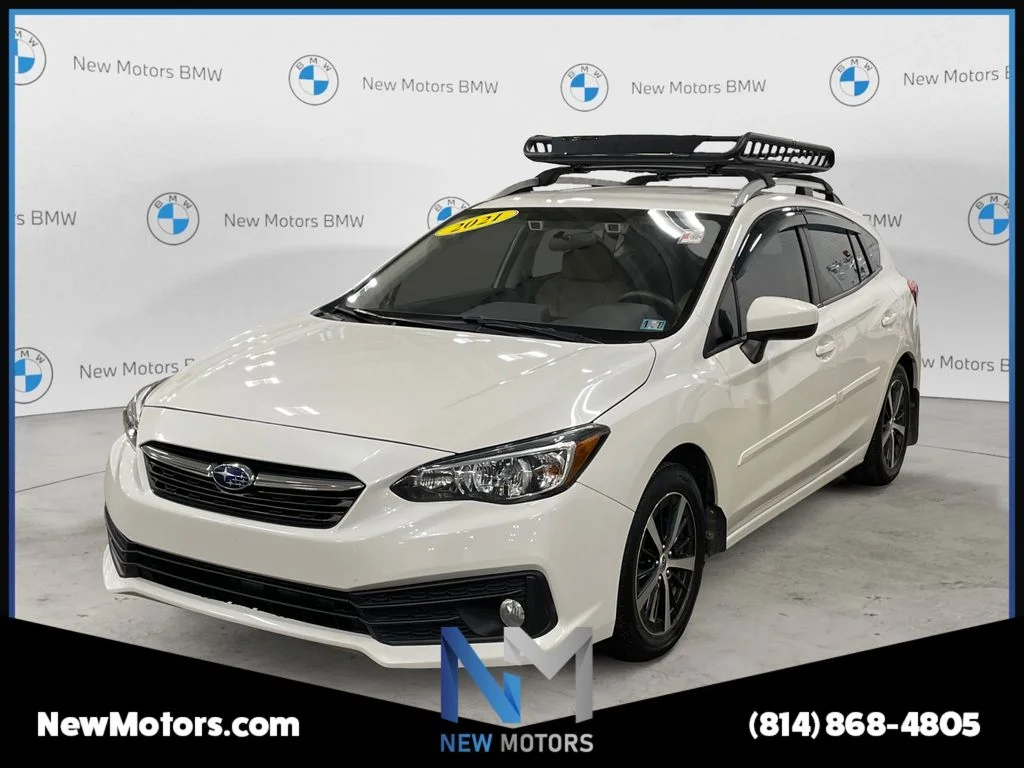 Used 2021 Crystal White Silica Subaru Premium image 1