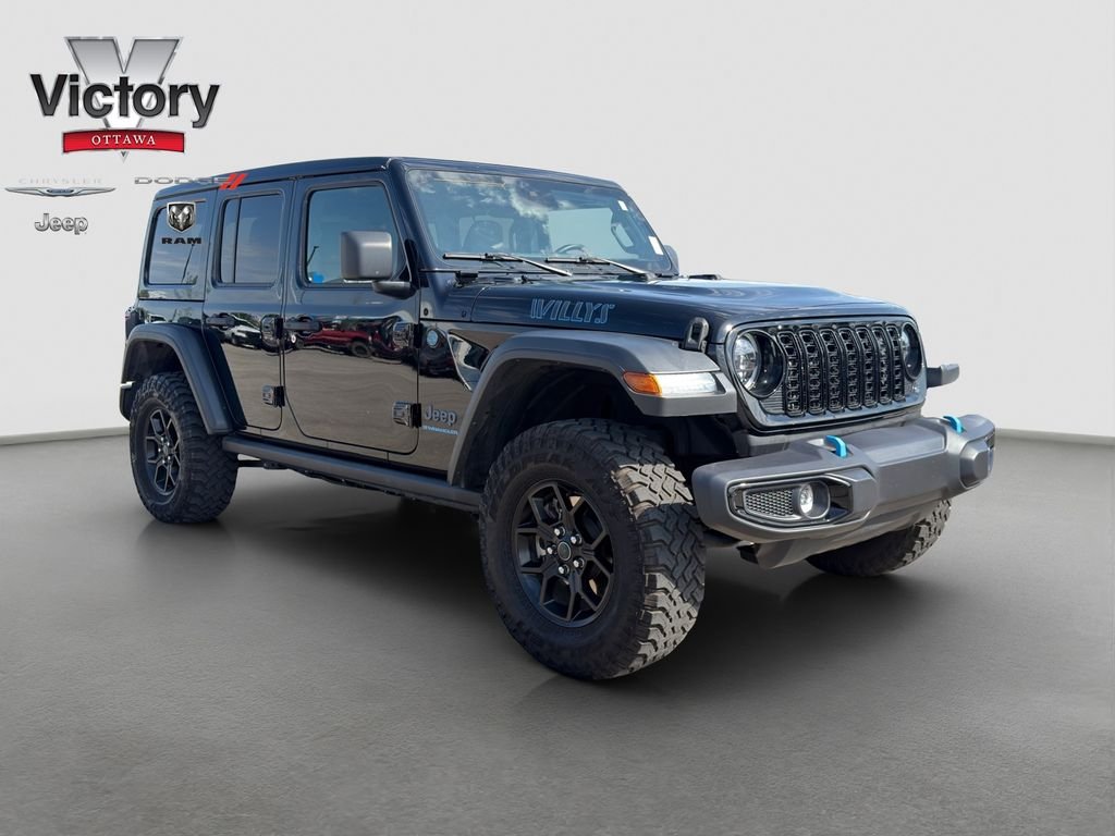 Used 2024 Black Jeep Willys 4xe image 8