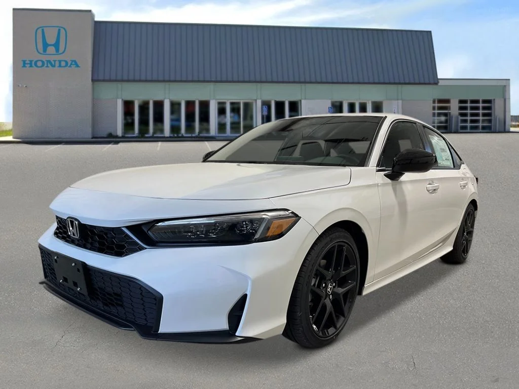 New 2025 Platinum White Pearl Honda Sport image 1