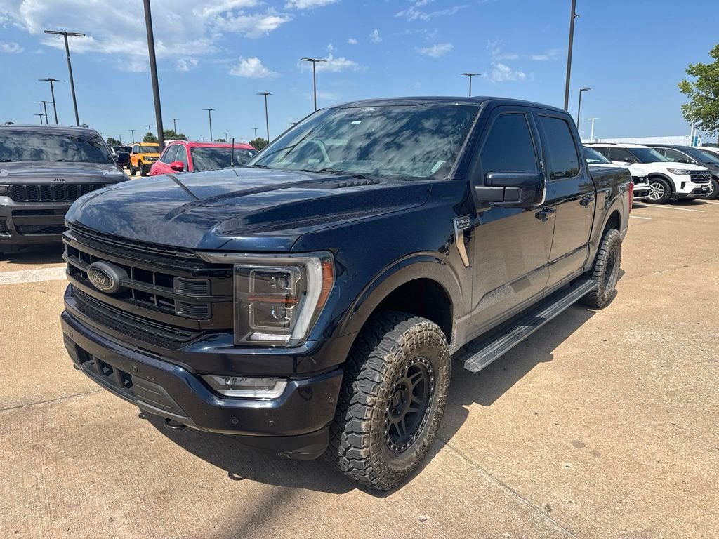 Used 2022 Blue Metallic Ford Platinum image 3