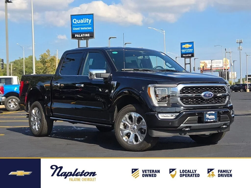 Used 2023 Black Ford Platinum image 1