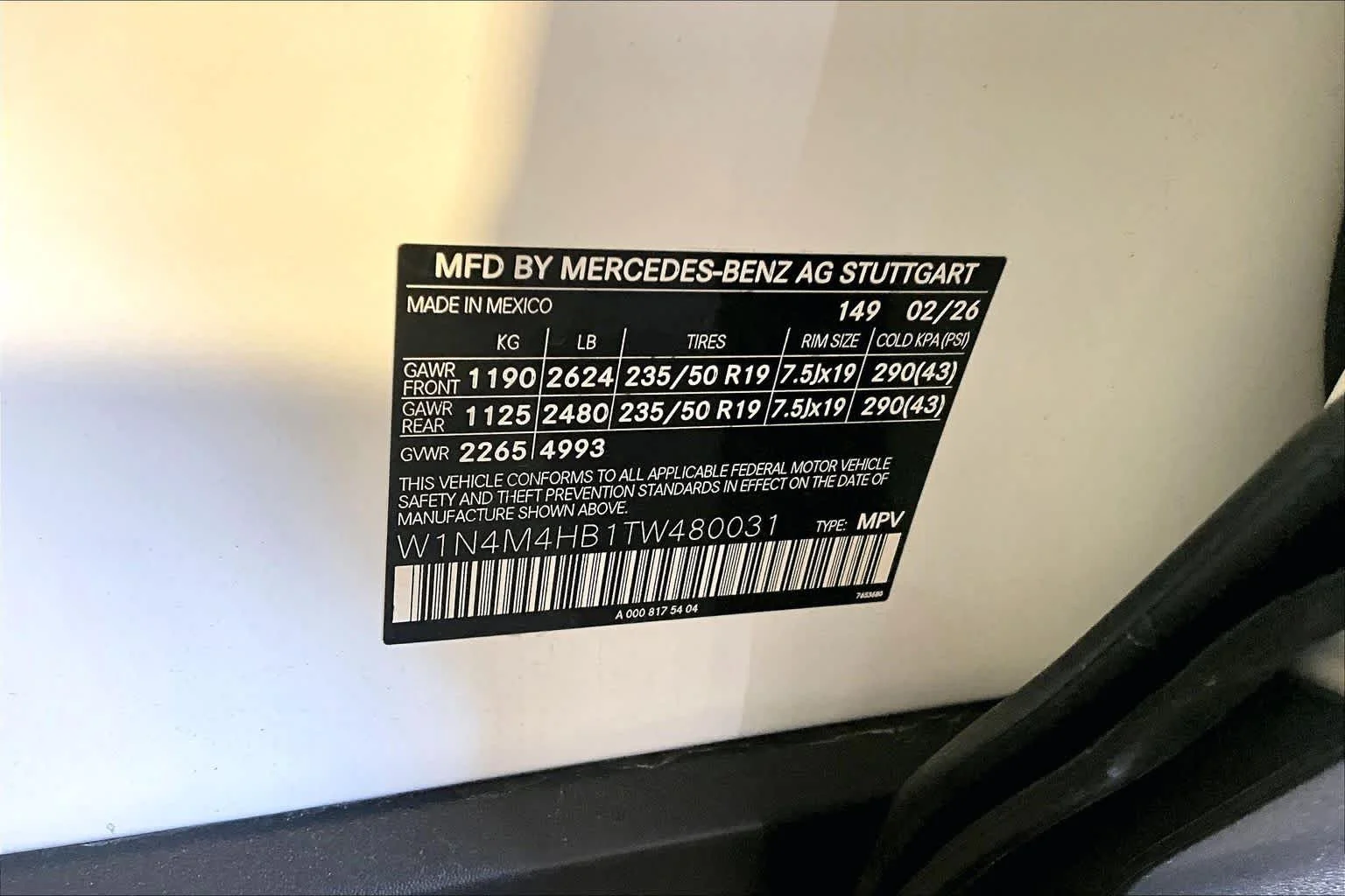 New 2026 Polar White Mercedes-Benz GLB 250 image 12