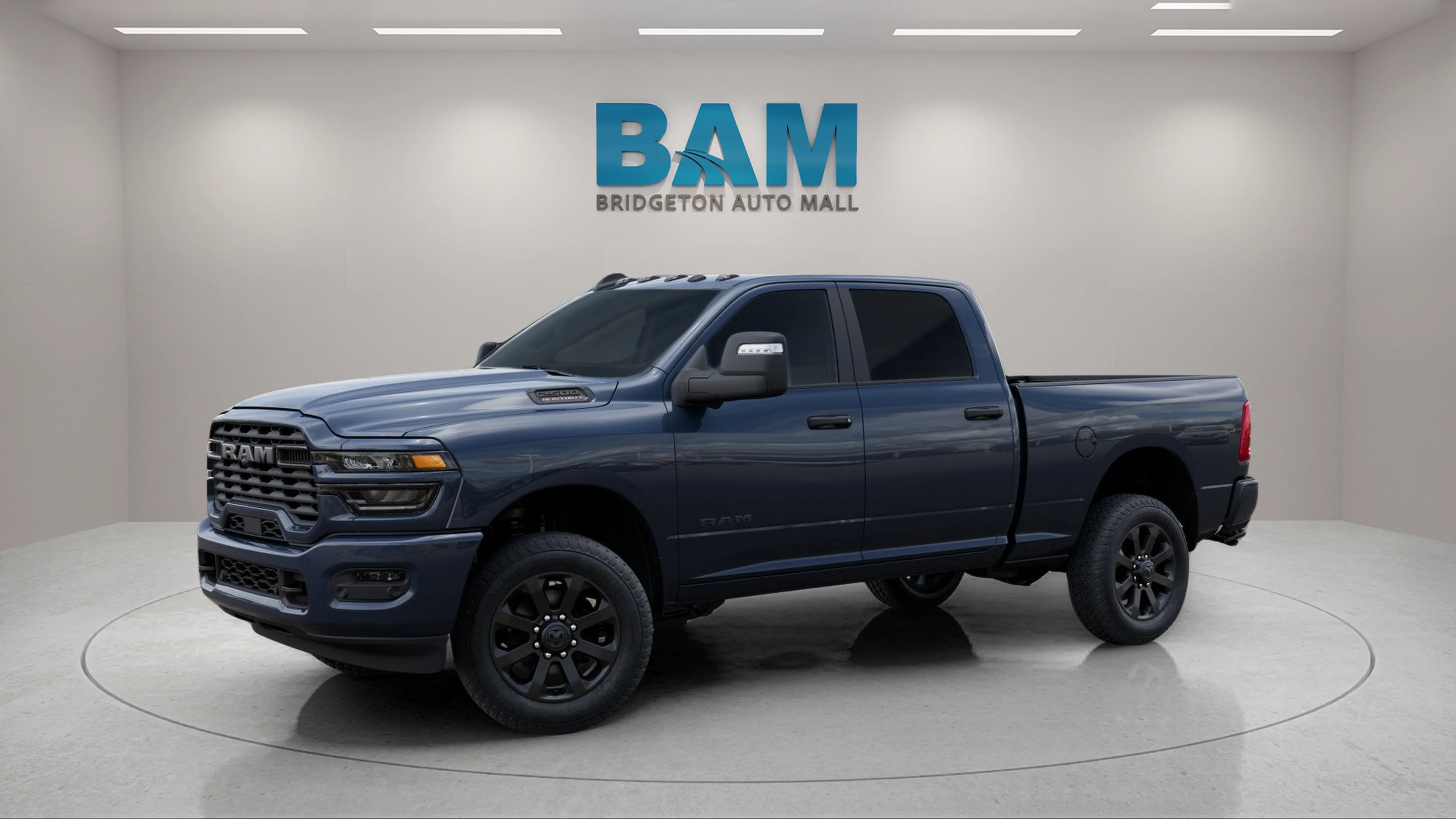 New 2026 Forged Blue Metallic Exterior Paint RAM Big Horn image 3