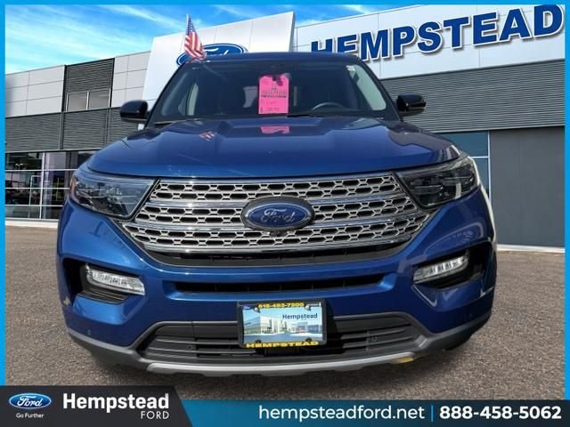 Certified Used 2023 Blue Metallic Ford Limited image 2