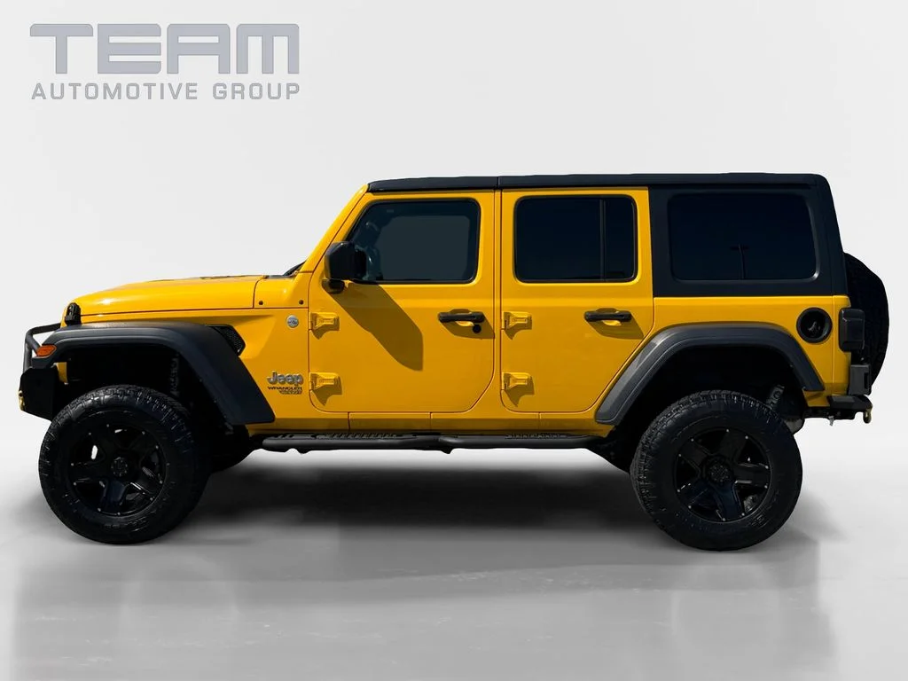 Used 2019 Yellow Jeep Unlimited Sport S image 4