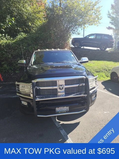 Used 2012 Black Clearcoat Ram Laramie Longhorn image 4