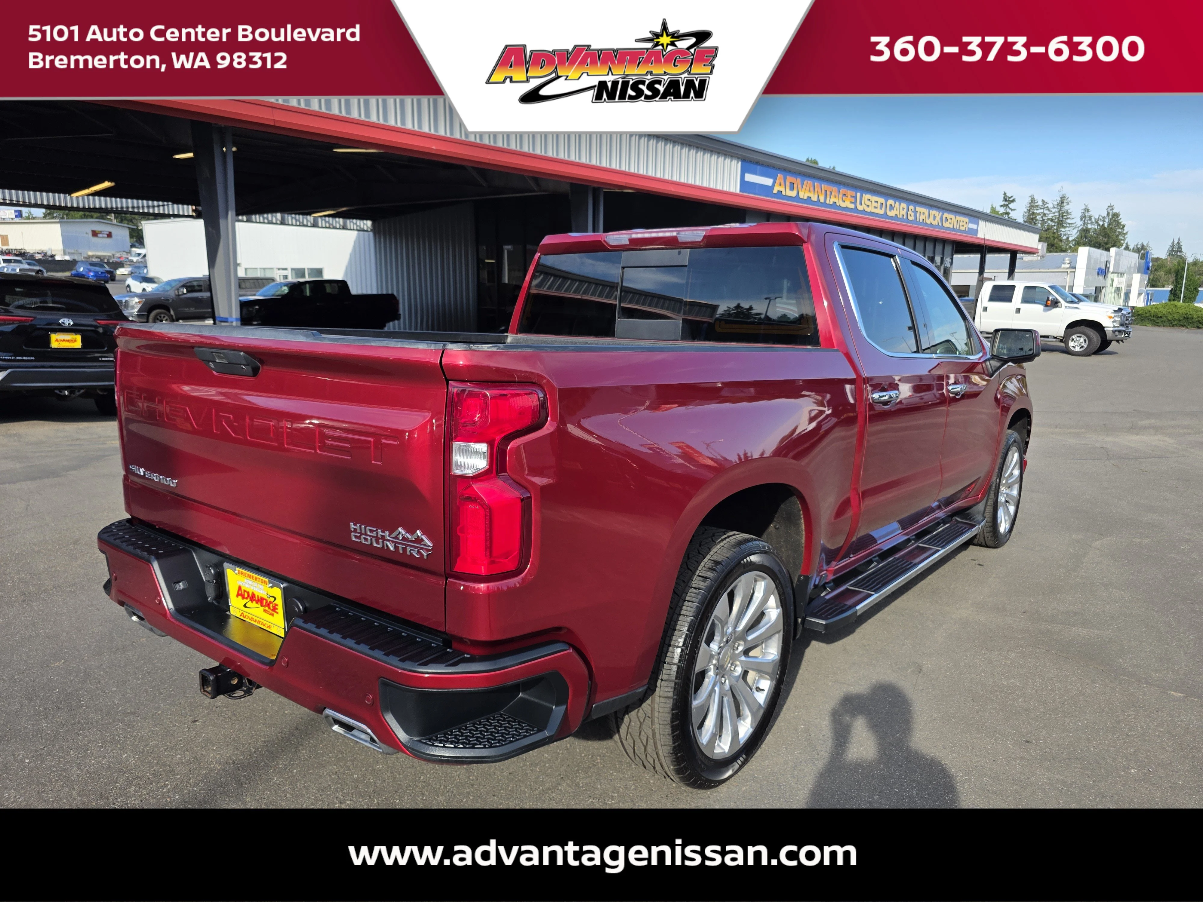 Used 2020 Cajun Red Tintcoat Chevrolet High Country image 6