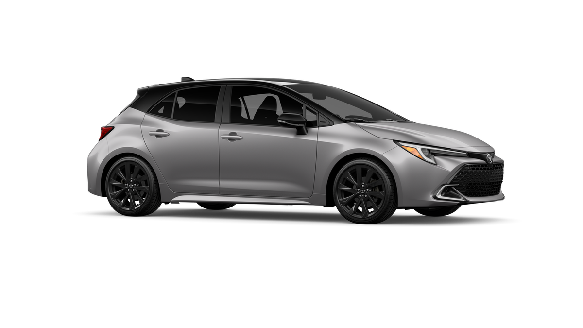 New 2027 Classic Silver Metallic with Black roof Toyota XSE image 13