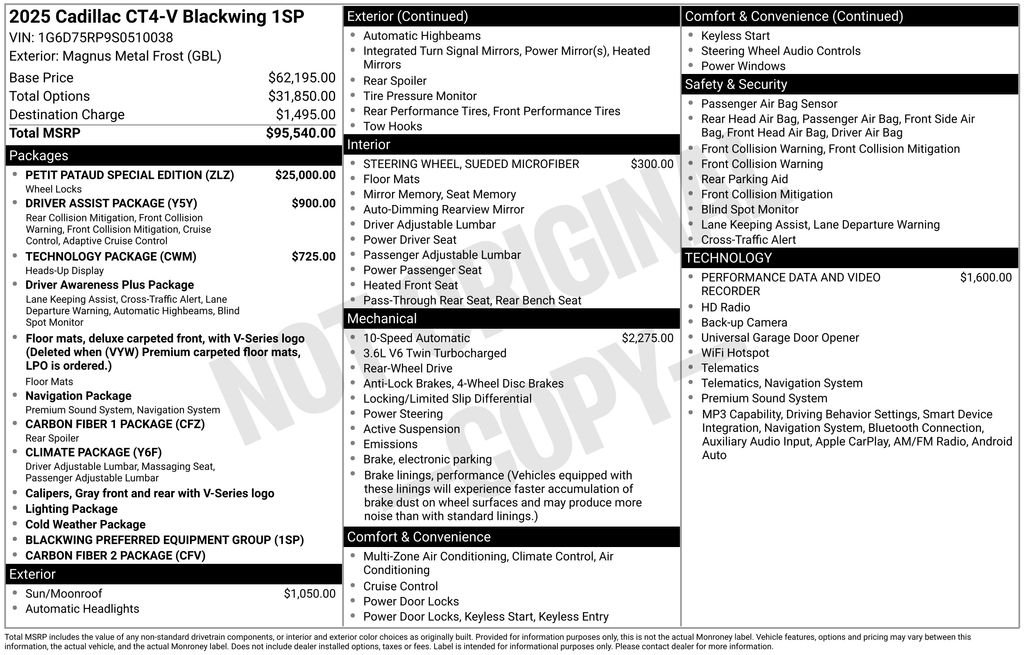 Used 2025 Gray Cadillac V-Series image 12