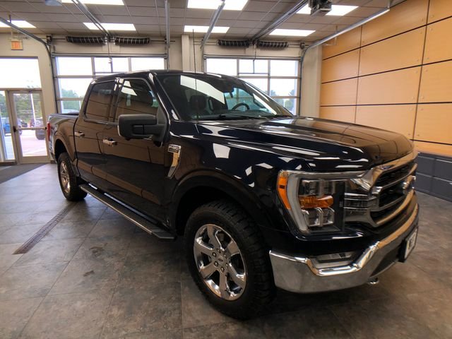 Certified Used 2021 Blue Metallic Ford XLT image 1