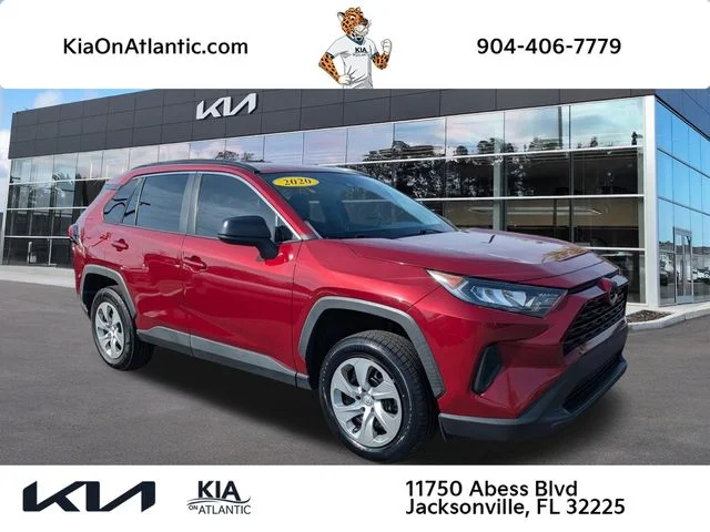 Used 2020 Red Toyota LE image 1