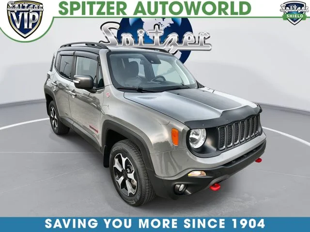 Used 2021 Gray Jeep Trailhawk image 1